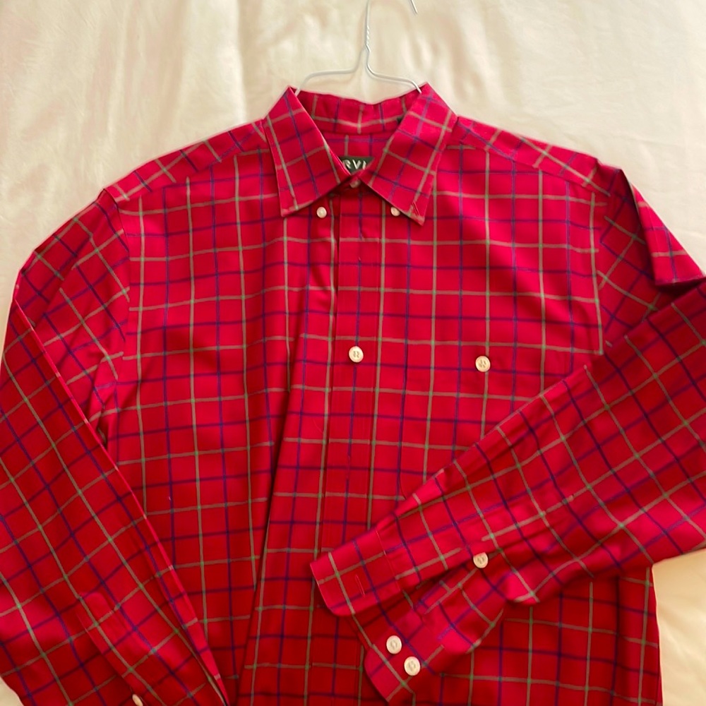 Medium orvis dress shirt Always dry cleaned.
